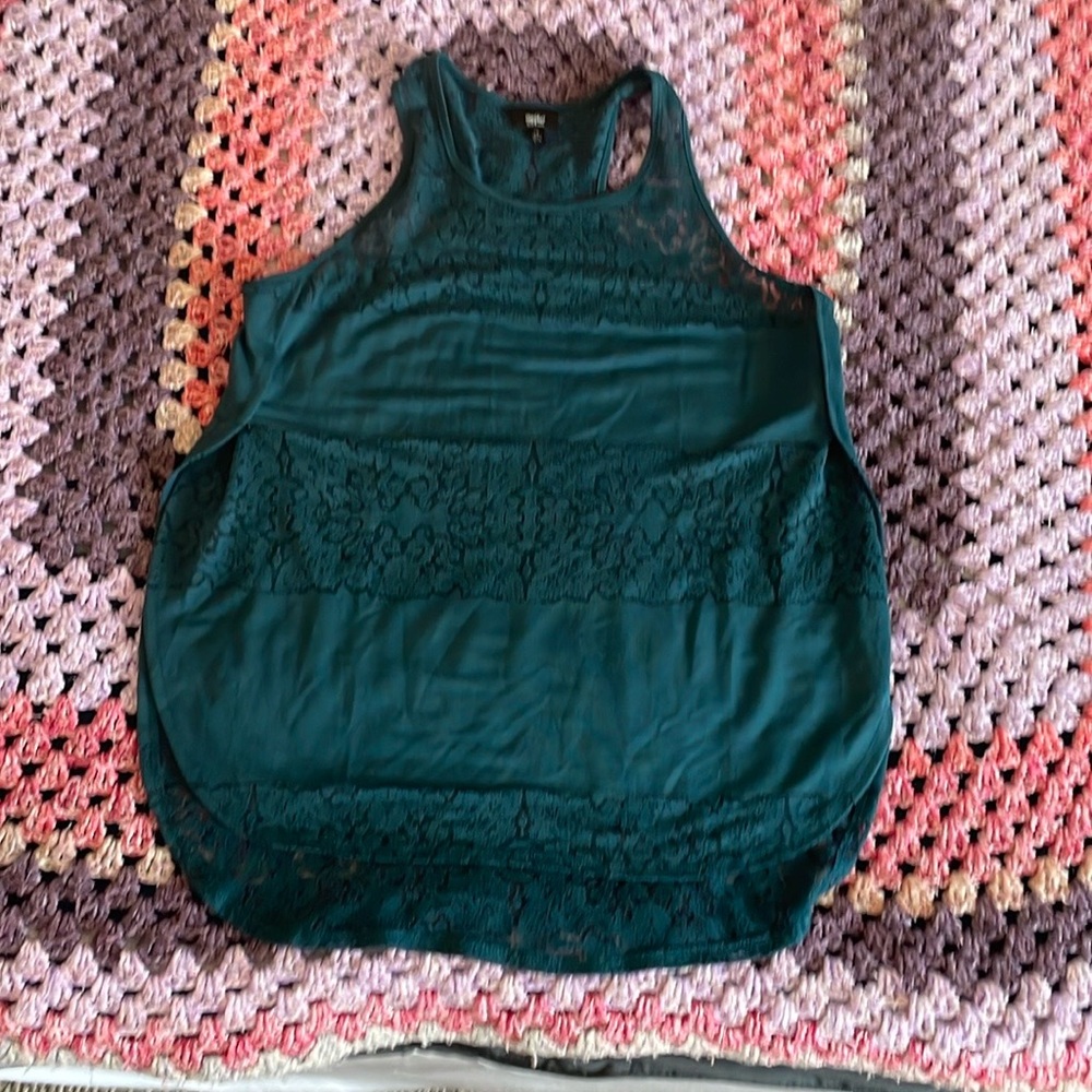 Teal Racerback Tank Top
